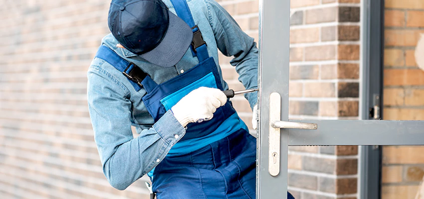 Pivot Storefront Door Locks Installation in Redding, California